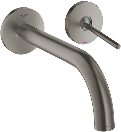 Grohe Atrio New Joy Смеситель для раковины, встр., длина излива 22,1см, цвет: темный графит, матовый 19918AL3