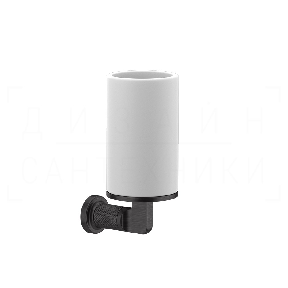 Gessi Inciso Стакан подвесной, керамический Neolite, цвет: white/aged bronze 58507#187