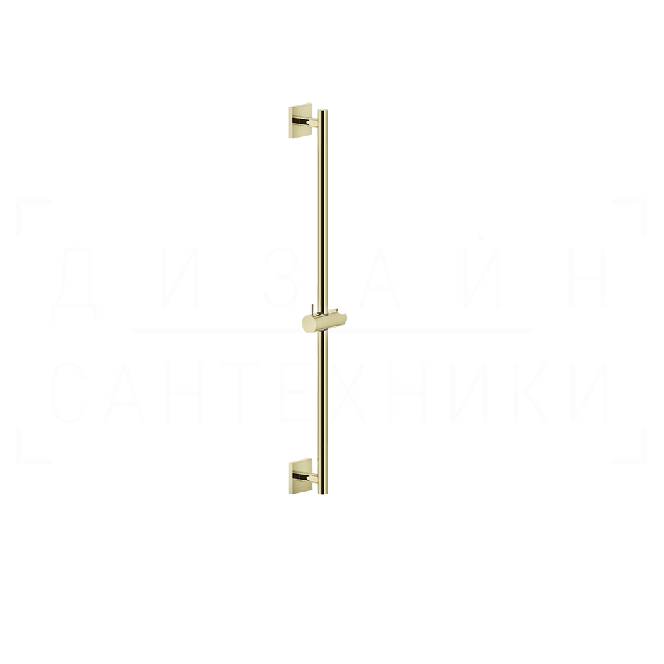 Gessi Rilievo Душевая штанга 86 см, с держателем для лейки, цвет: brass PVD 59244#710