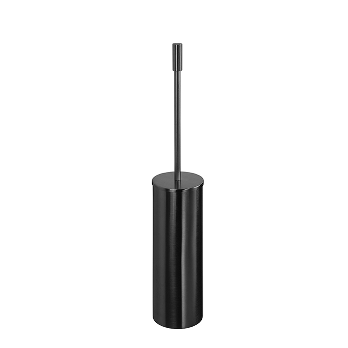 Colombo Design Plus Ершик для унитаза, напольный, с латунной колбой, цвет: graphite W4961.GL