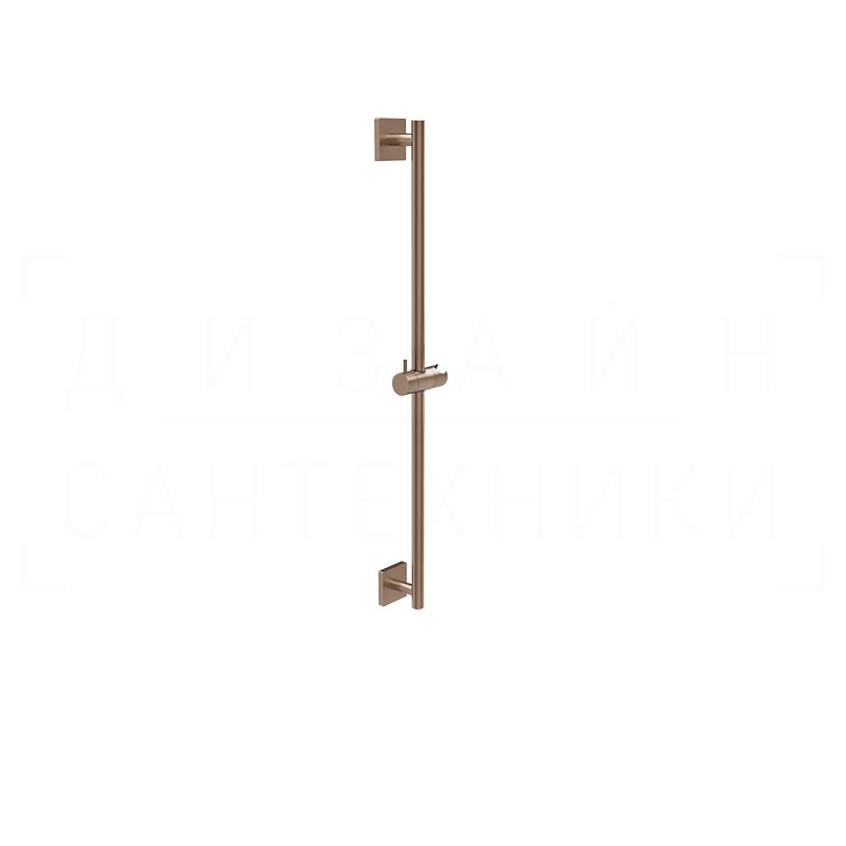Gessi Rilievo Душевая штанга 86 см, с держателем для лейки, цвет: copper brushed PVD 59244#708