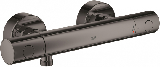 Grohe Grohtherm 1000 Cosmopolitan Термостатический смеситель для душа накладной, цвет: темный графит 34065A02