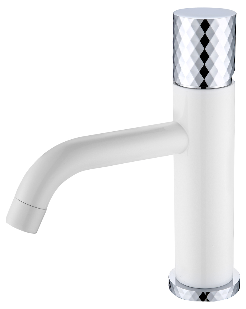 Boheme Stick Diamond Смеситель для раковины длина излива 13,5 см, без дк, цвет: white/chrome 121-WCR