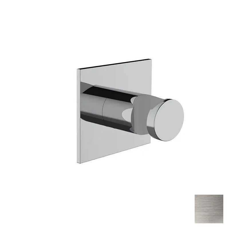 Almar Square Держатель душевой лейки на стену из латуни, цвет: nickel brushed E120013.NB