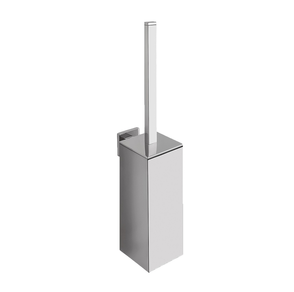 Colombo Design BasicQ Ершик для унитаза подвесной, с латунной колбой, цвет: chrome B3707.CR