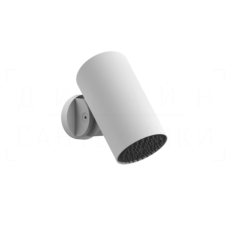 Gessi Spotwater Верхний душ d7,9 см, настенный, 1 вид струи тропический ливень, цвет: matte white 57263#279