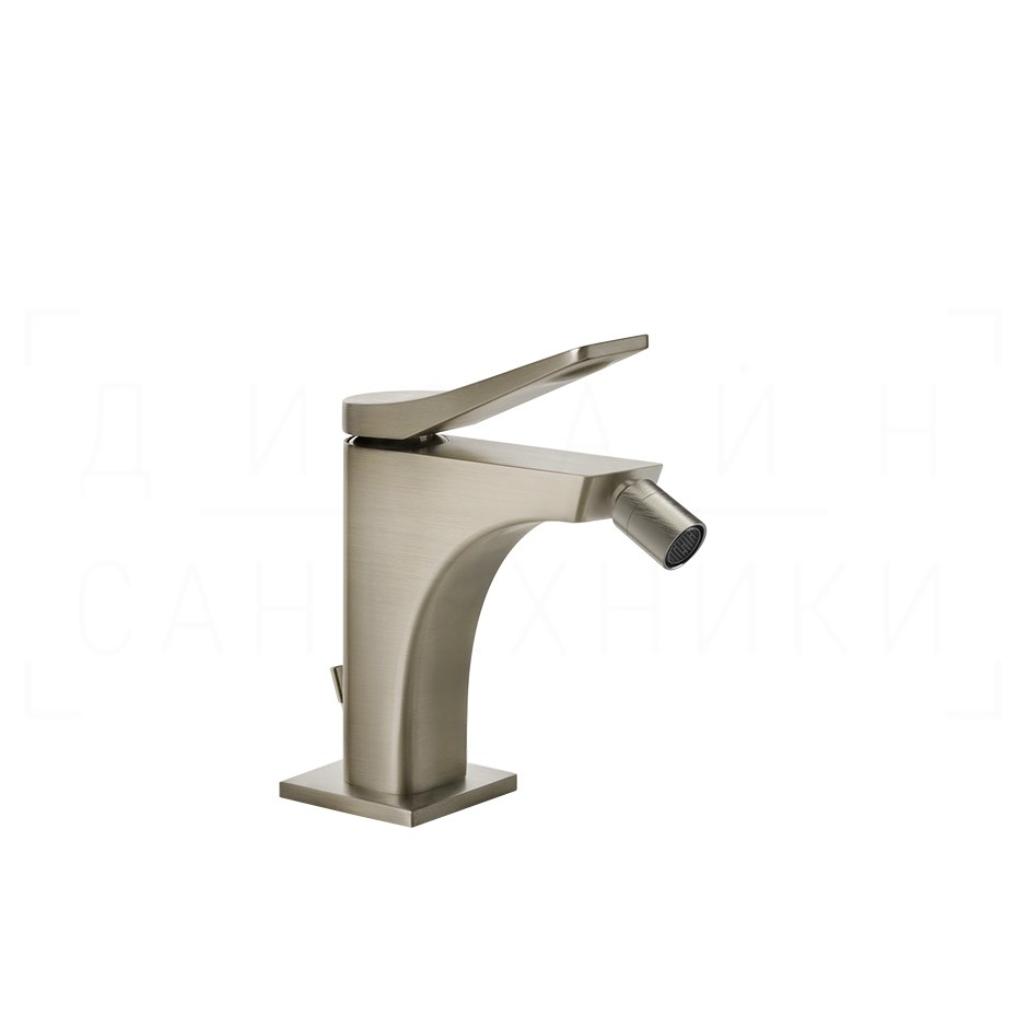 Gessi Rilievo Смеситель для биде с донным клапаном, излив 11,4 см, цвет: finox brushed nickel 59007#149