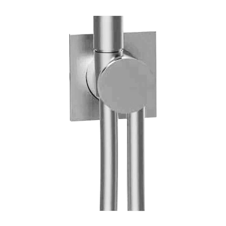 Almar Modular Square Шланговое подключение для лейки с держателем, цвет: chrome E192001.CR