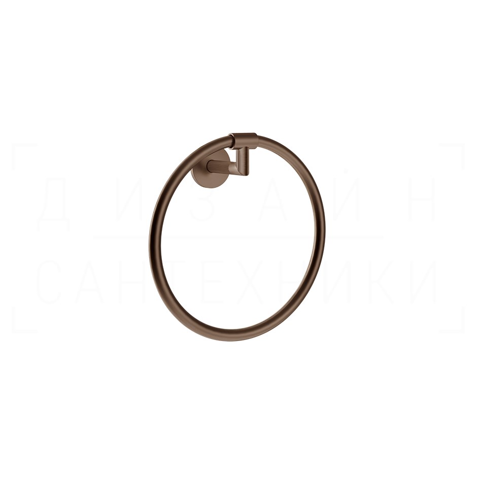Gessi Ingranaggio Полотенцедержатель кольцевой d22,2 см, подвесной, цвет: copper brushed PVD 63909#708