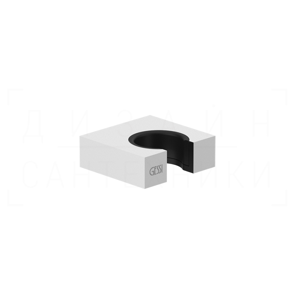 Gessi Rettangolo Держатель для ручного душа неподвижный, цвет: matte white 20157#279
