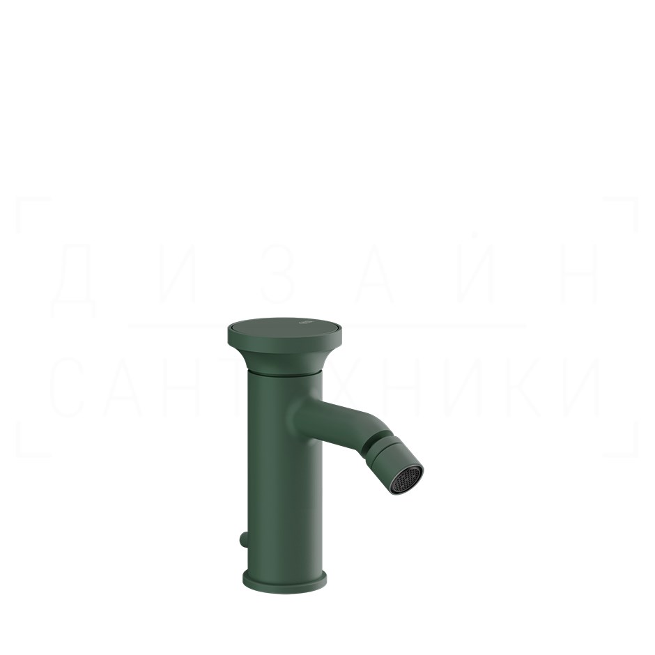 Gessi Origini Смеситель для биде с донным клапаном, излив 11,1 см, цвет: matte agave 66007#276