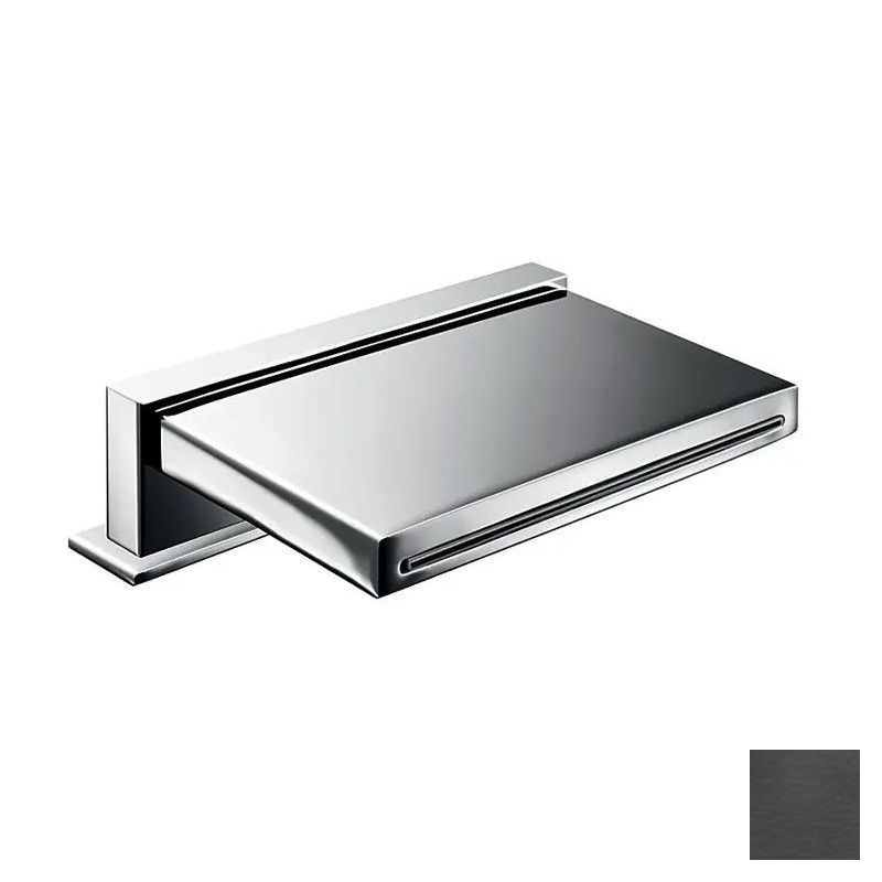 Almar Waterfall Излив на борт ванны 15 см, цвет: PVD brushed absolute black E044087.AB