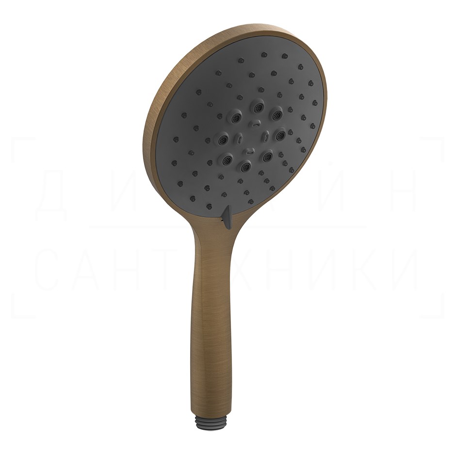 Gessi Ручной душ с 3 видами струи, цвет: antique brass 14378#713