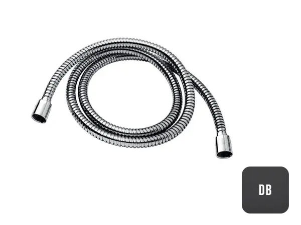 Almar Flex Flex Душевой шланг 150 см в металлической оплетке, цвет: polished deep black C084051.DB