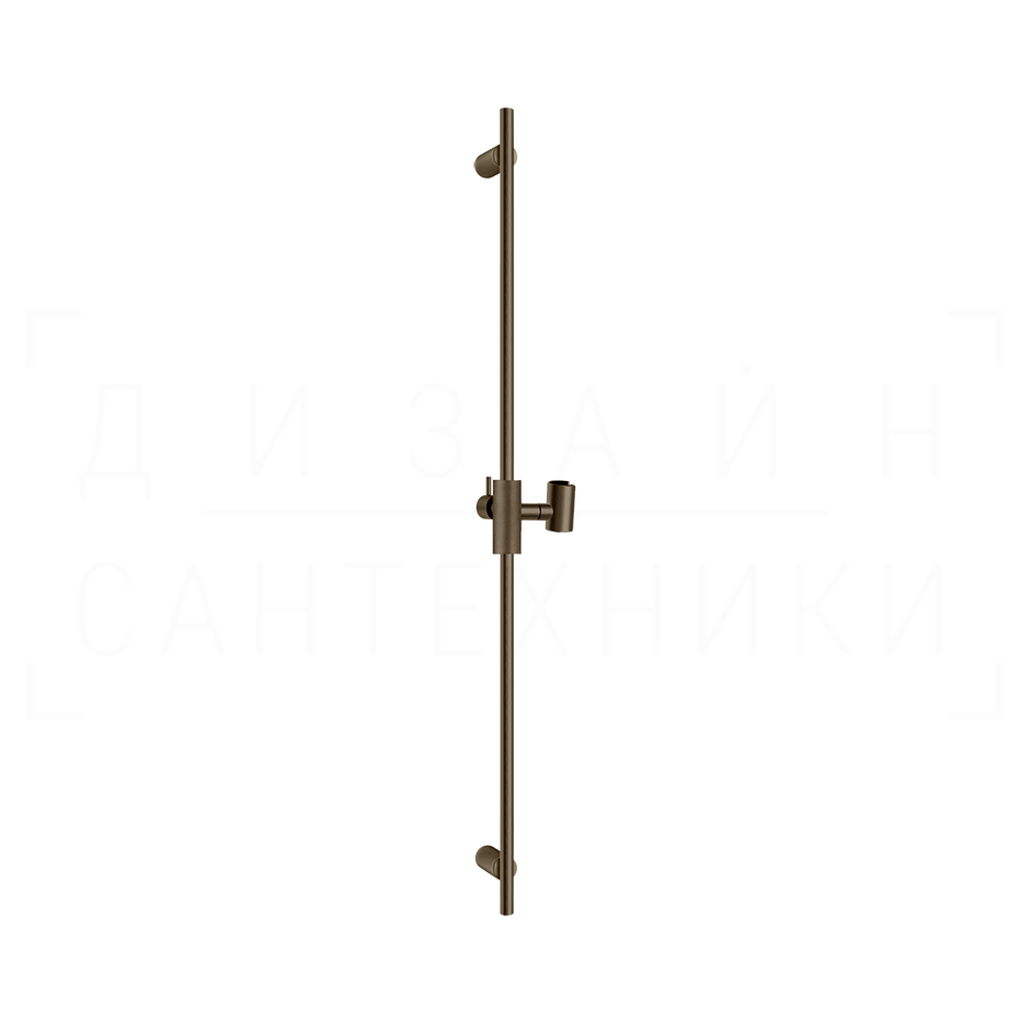 Gessi Anello Душевая штанга 90 см, с держателем для лейки, цвет: coffee bronze brushed PVD 63485#761
