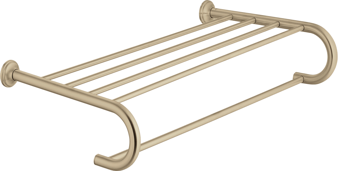Grohe Essentials Authentic Полка для полотенец 55,8 см, цвет: сталь 40660EN1