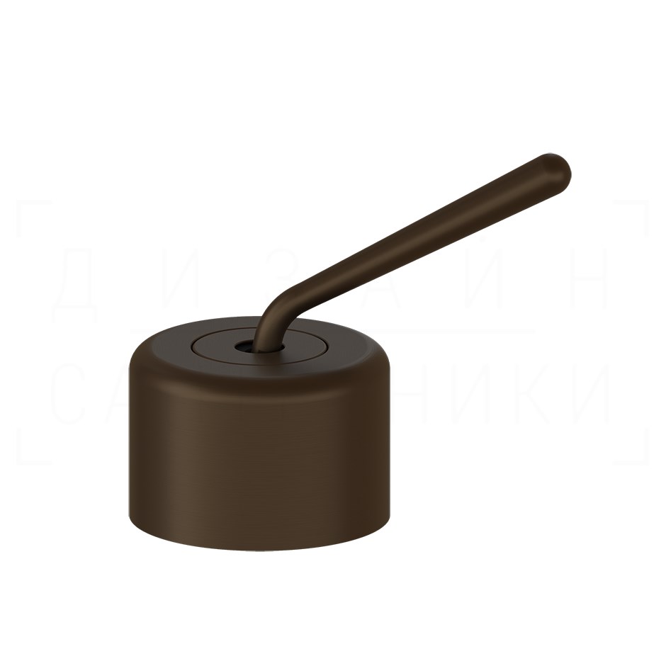 Gessi Goccia Смеситель для раковины, без излива и донного клапана, цвет: dark bronze 33700#845