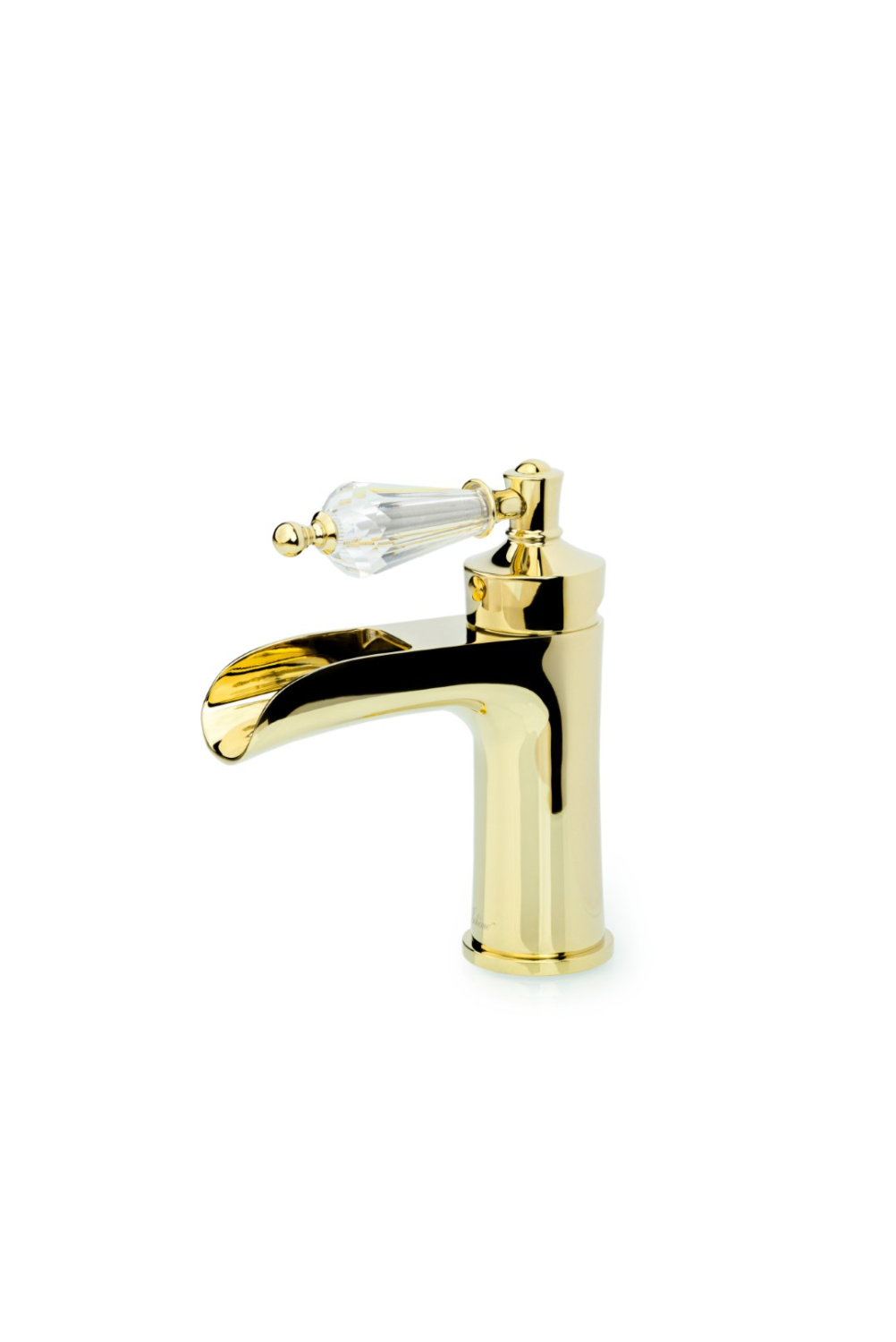 Boheme Vogue Смеситель для раковины, излив каскад 7,7 см, цвет: gold 211-SW