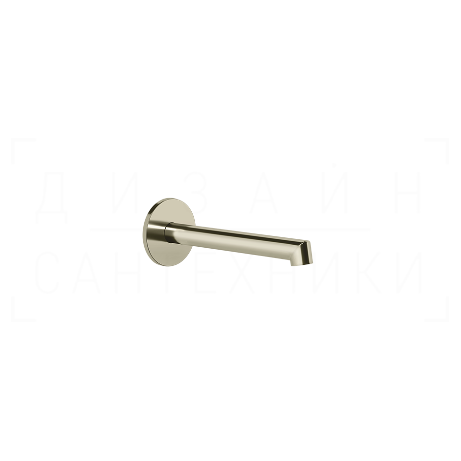Gessi Ingranaggio Излив настенный 16,4 см, фиксированный, цвет: nickel PVD 63403#720