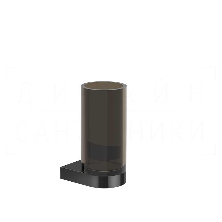 Gessi Perle Стакан подвесной, стеклянный, цвет: black metal PVD 74816#706