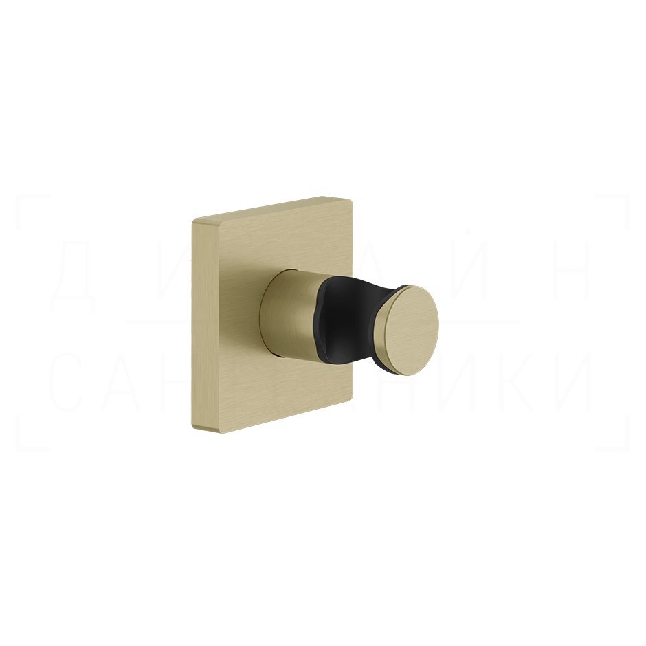 Gessi Rilievo Держатель для ручного душа неподвижный, цвет: brushed brass PVD 59157#727