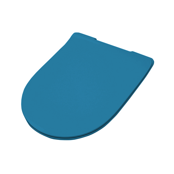 ArtCeram File 2.0 Крышка-сиденье для унитаза с микролифтом, цвет: blue avio FLA014 38