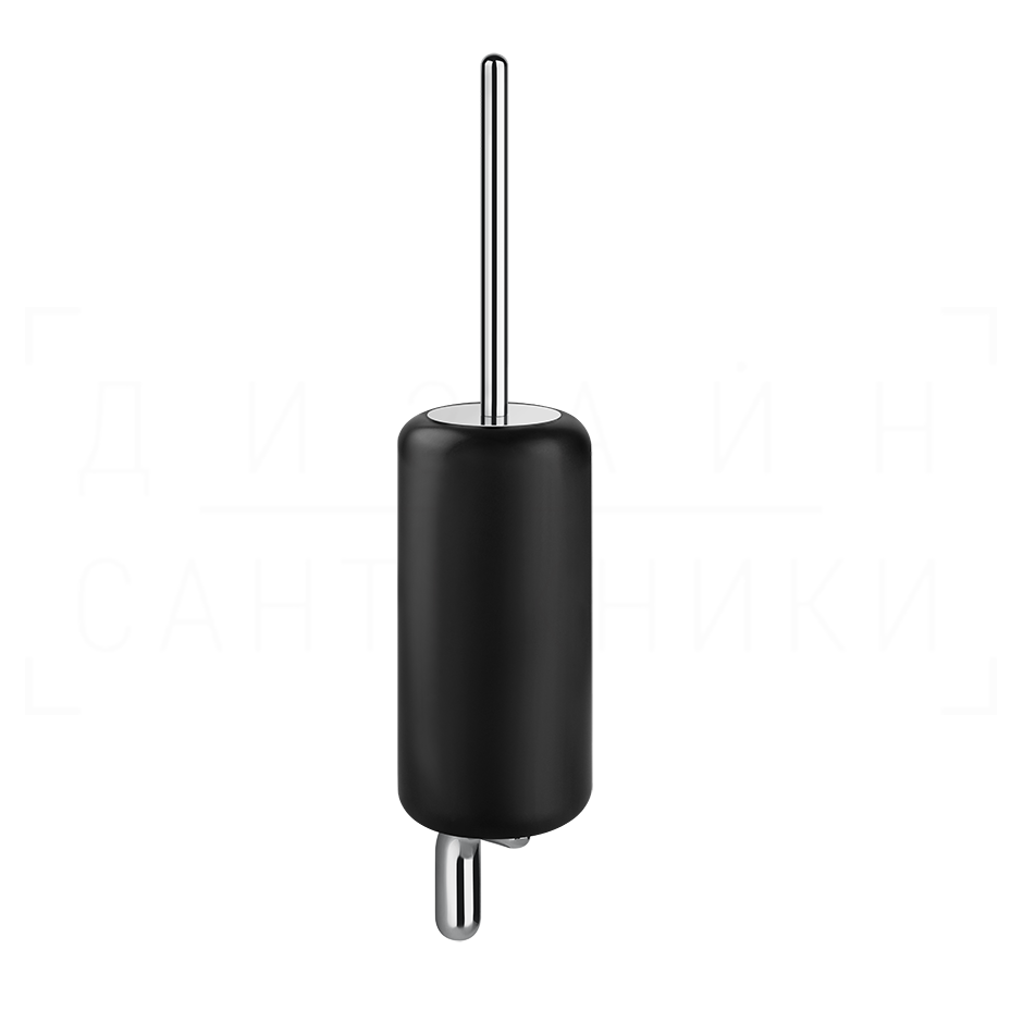 Gessi Goccia Ершик для унитаза подвесной, с кермической колбой Gres, цвет: black/matte black 38020#299