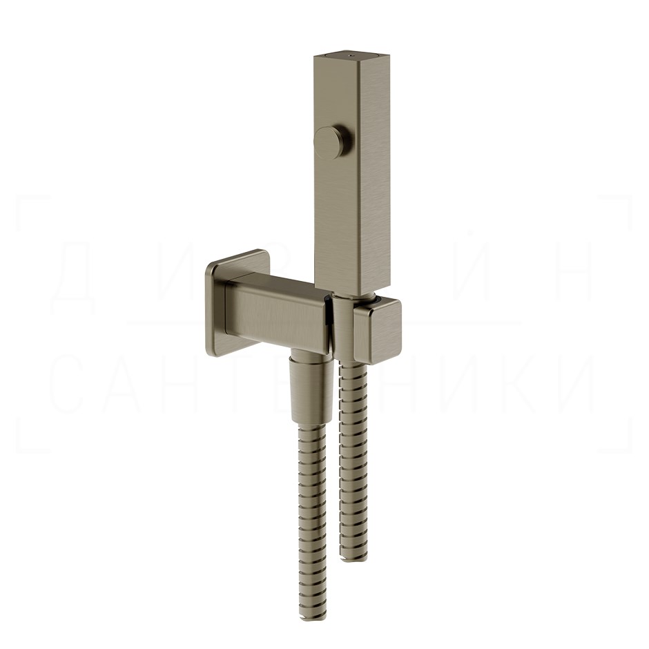 Gessi Total Look Гидроершик без смесителя, шланг 125 см, цвет: finox brushed nickel 33823#149