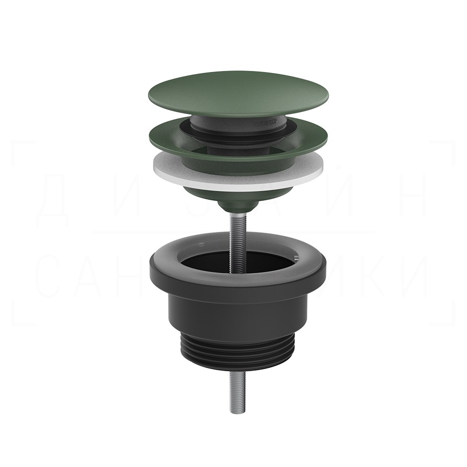 Gessi Донный клапан универсальный “Stop&Go”, цвет: matte agave 01421#276