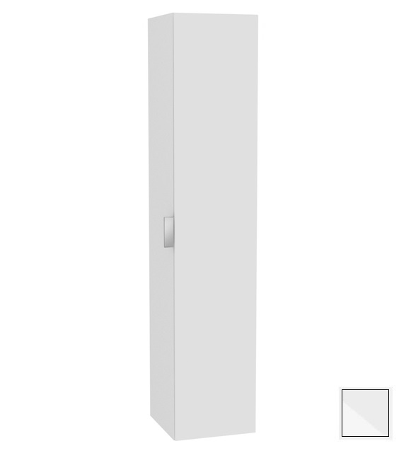 Keuco Edition 11 Шкаф-пенал подв., 3 стеклянные полки, с корзиной 35x37x170h см, белый 31331 210002