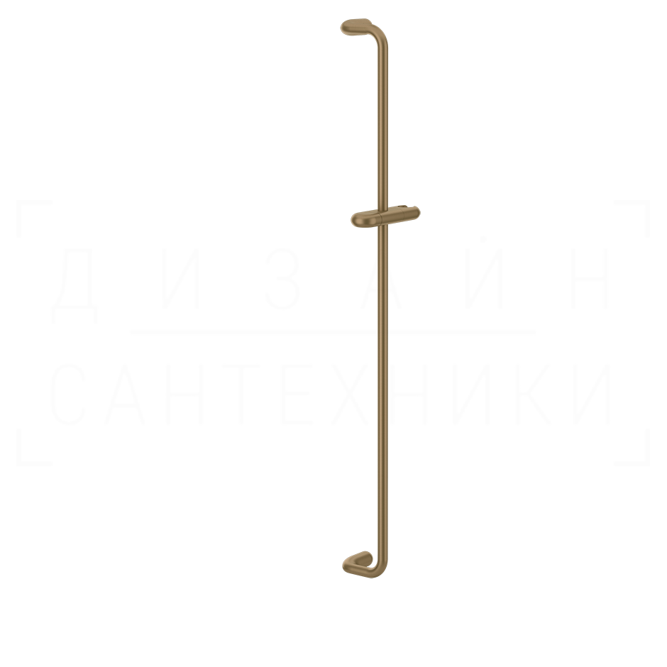 Gessi Goccia Душевая штанга 82,2 см, с держателем для лейки, цвет: deep bronze brushed PVD 33644#791