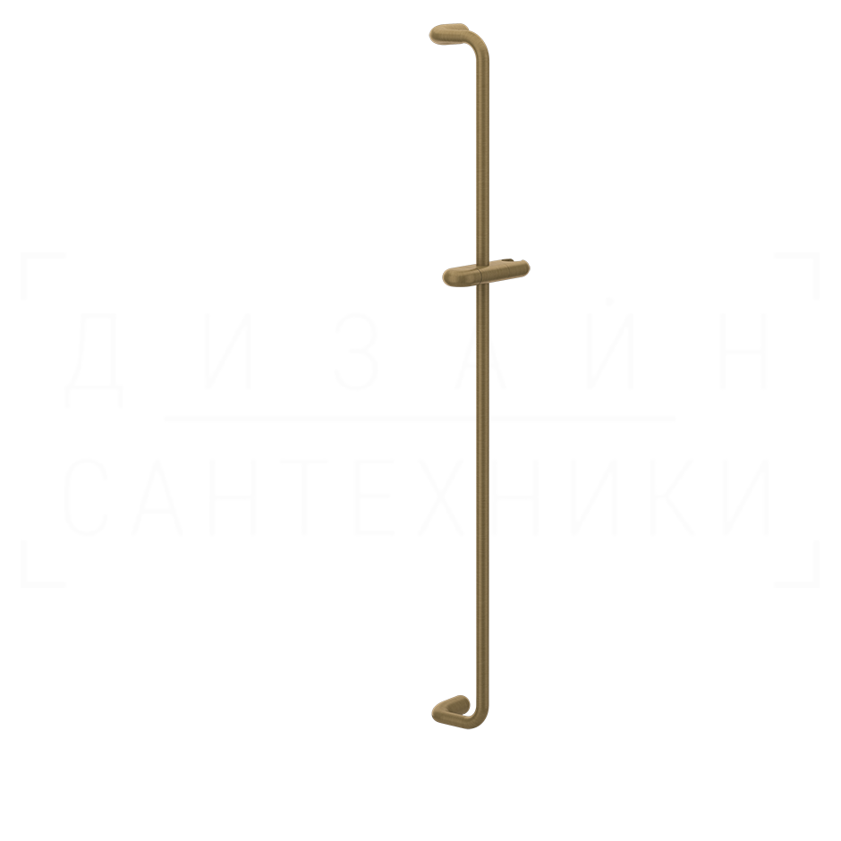 Gessi Goccia Душевая штанга 82,2 см, с держателем для лейки, цвет: antique brass 33644#713