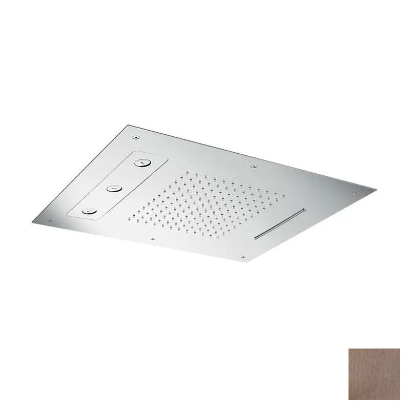 Almar Rectangular Потолочный душ 63х48 см встраиваемый, 3 режима, цвет: PVD brushed copper E044189.CO