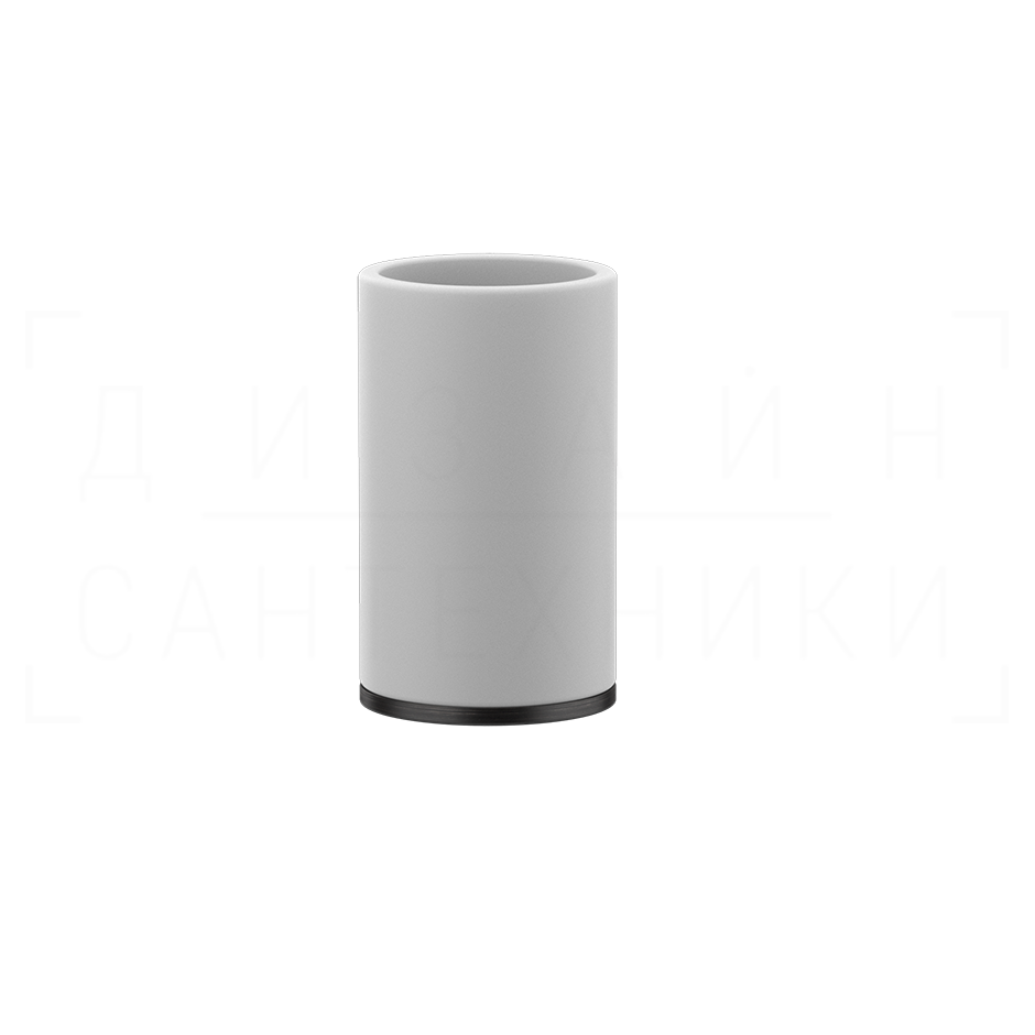Gessi Inciso Стакан настольный, керамический Neolite, цвет: white/aged bronze 58531#187
