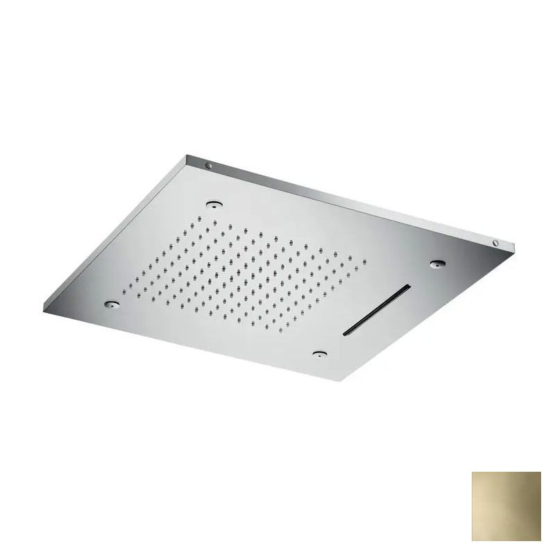 Almar Square 500 Потолочный душ 49,6х49,6 см, встраиваемый, 3 режима, цвет: PVD polished gold E044140.GO