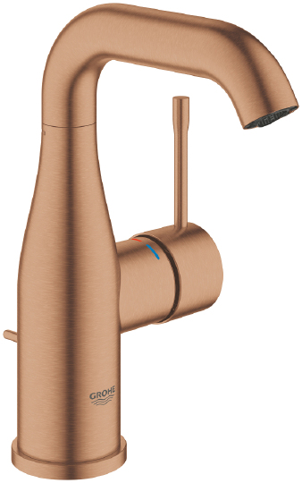 Grohe Essence New Смеситель для раковины высокий, с д/к, высота излива 16 см, цвет: медь 23462DL1