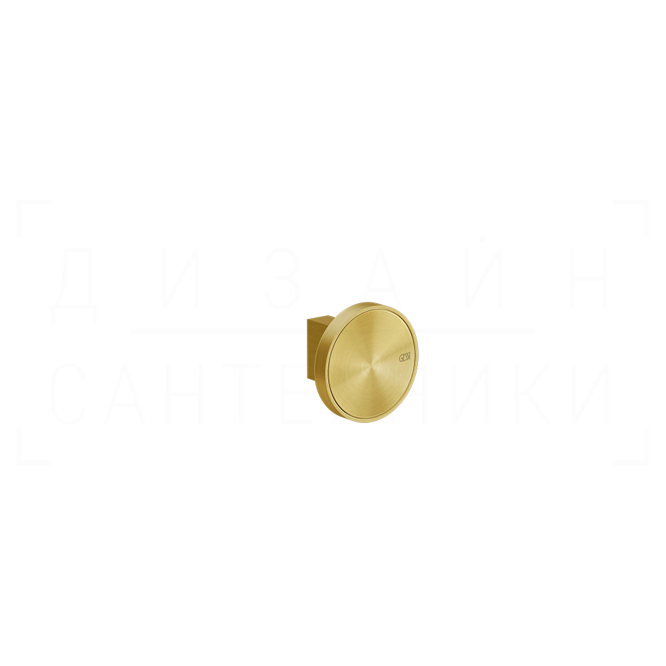 Gessi Origini Крючок для полотенец одинарный, подвесной, цвет: gold brushed 66521#716