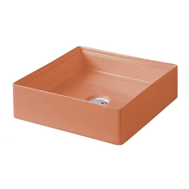 ArtCeram Scalino Раковина чаша 38x38x11,5h см, без перелива, цвет: arancio cammeo SCL001 13 00