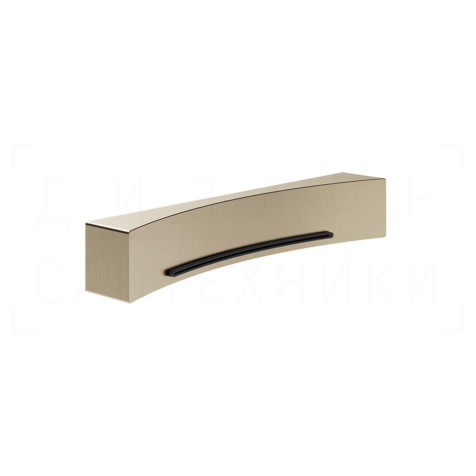 Gessi Perle Излив настенный для ванны, каскадный, цвет: finox brushed nickel 57595#149