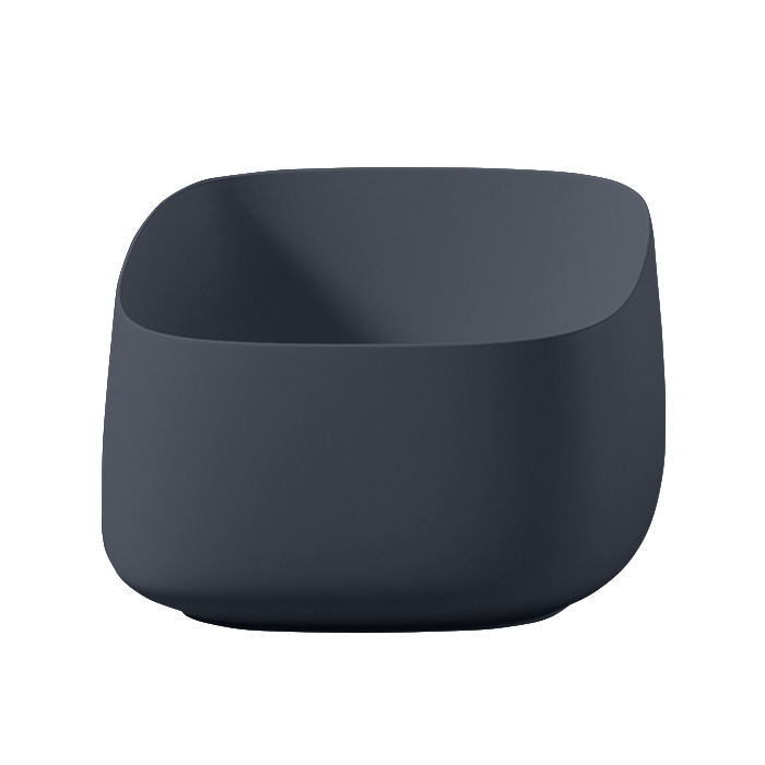 ArtCeram Cognac Раковина чаша 43x43x22h см, без перелива, покрытие Saniglaze, цвет: notte COL006 36 00