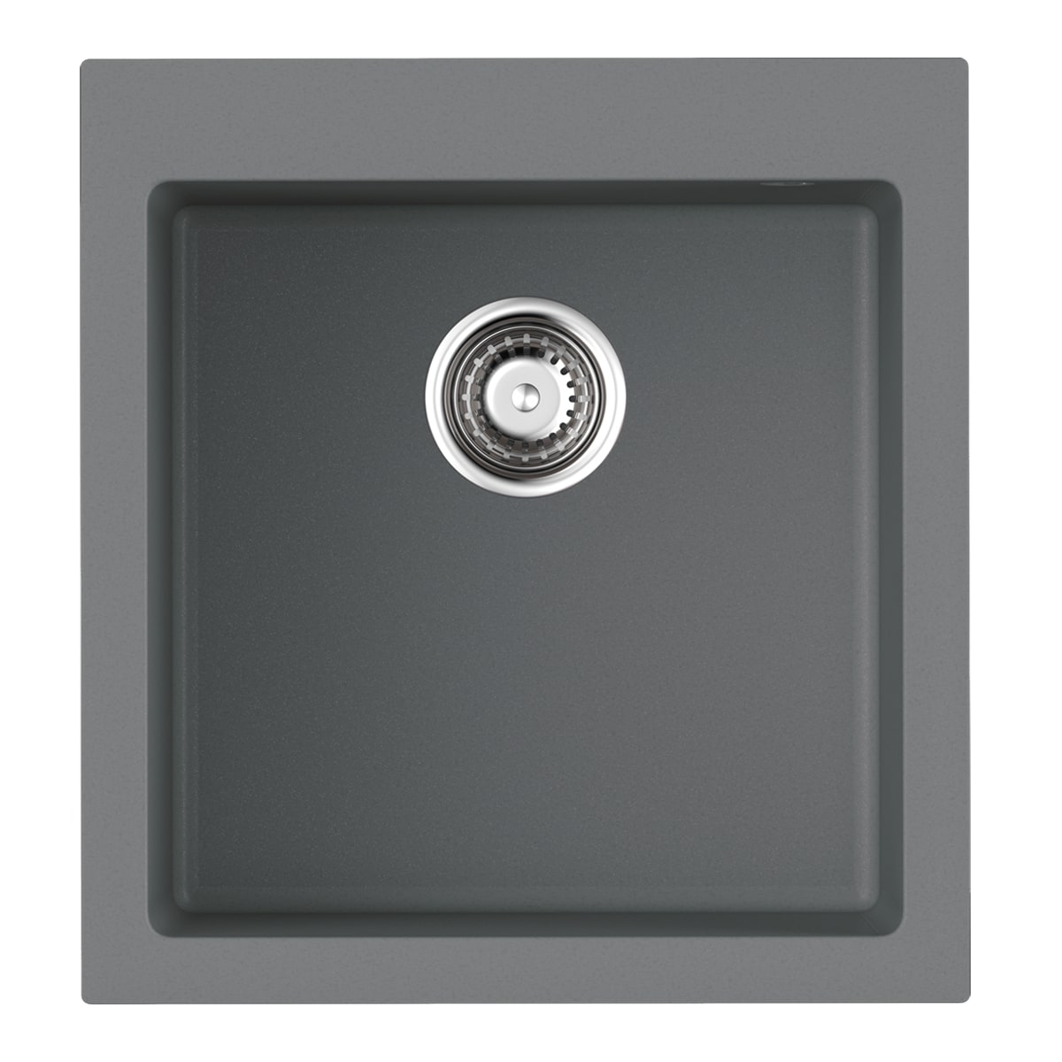 Omoikiri Bosen 47-GR Кухонная мойка Tetogranit 47x50 см, цвет: leningrad grey 4993594