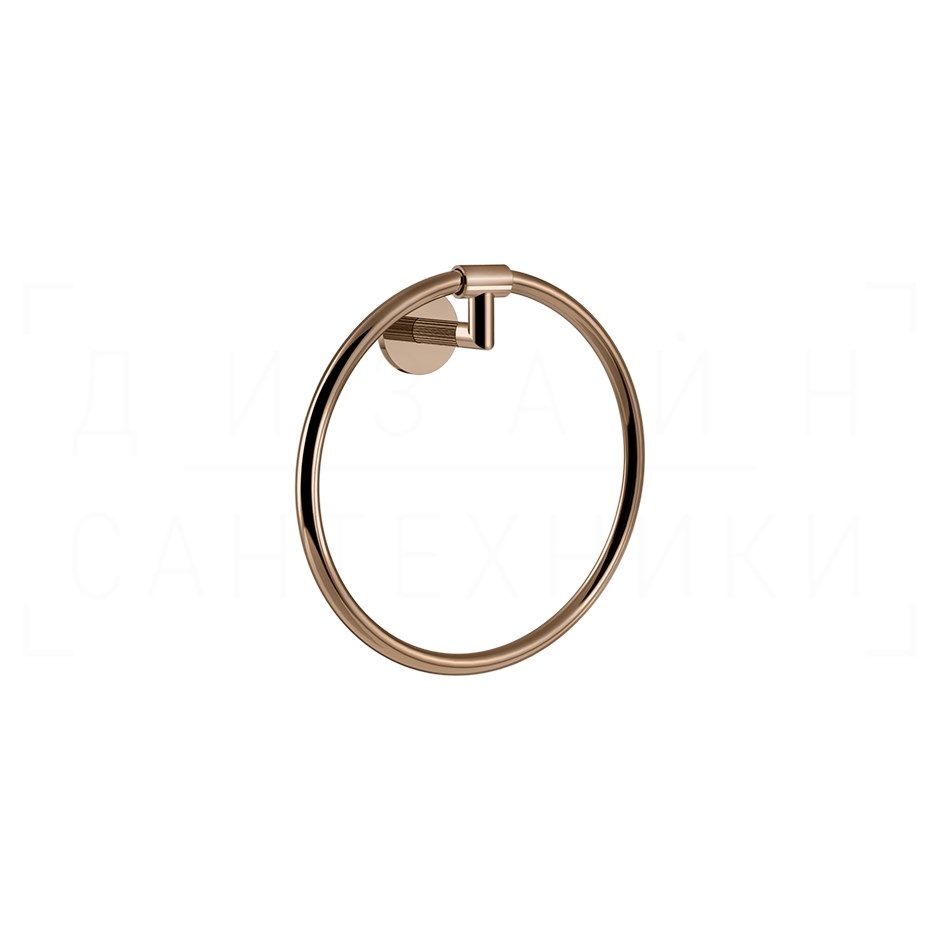 Gessi Ingranaggio Полотенцедержатель кольцевой d22,2 см, подвесной, цвет: copper PVD 63909#030