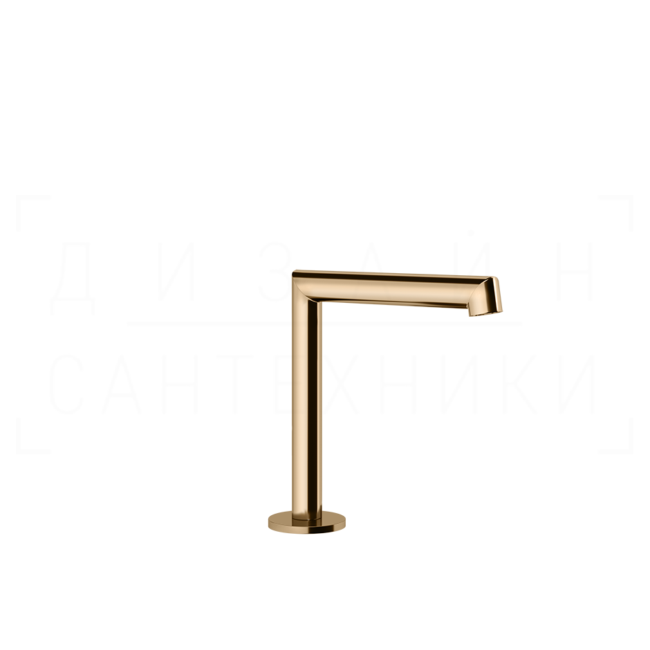 Gessi Anello Излив отдельностоящий для раковины 14,4 см, цвет: warm bronze PVD 63321#735