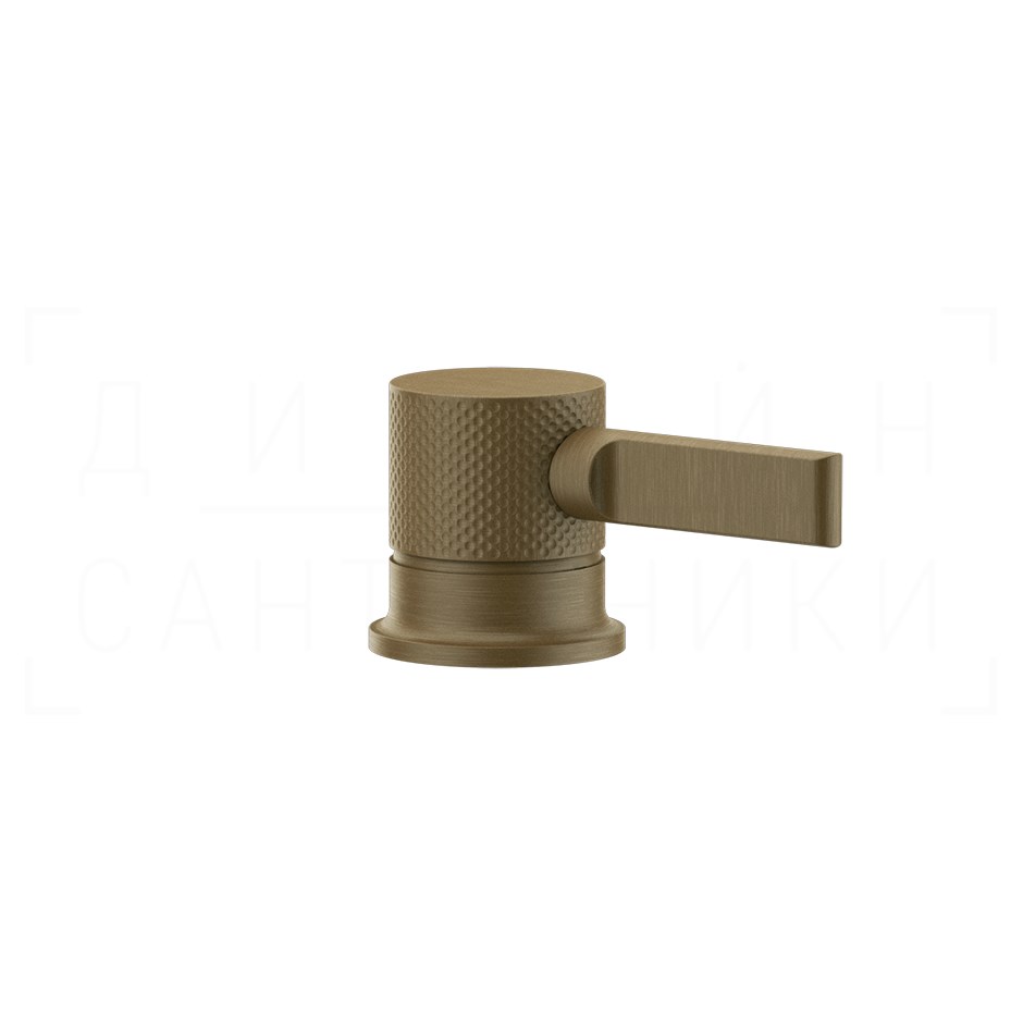 Gessi Inciso Смеситель для раковины, без излива и донного клапана, цвет: antique brass 58200#713