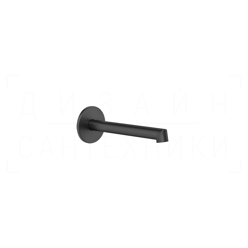 Gessi Ingranaggio Излив настенный 16,4 см, фиксированный, цвет: matte black 63403#299