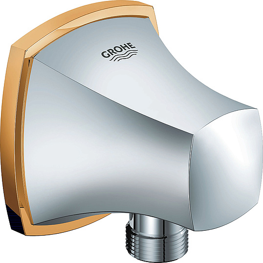 Grohe Grandera Шланговое подключение 7х6,9хh7 см, цвет: хром/золото 27970IG0