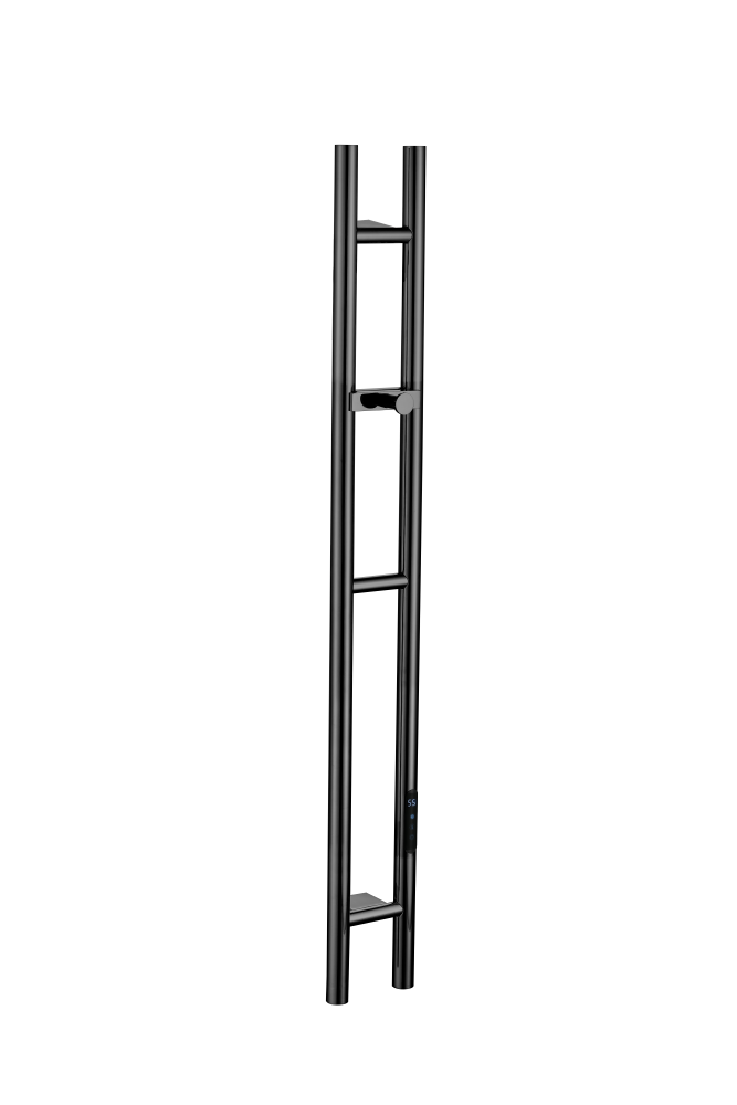 Boheme Duo Полотенцесушитель электрический 14,4х120h см, цвет: shine gun metall 729-SGM