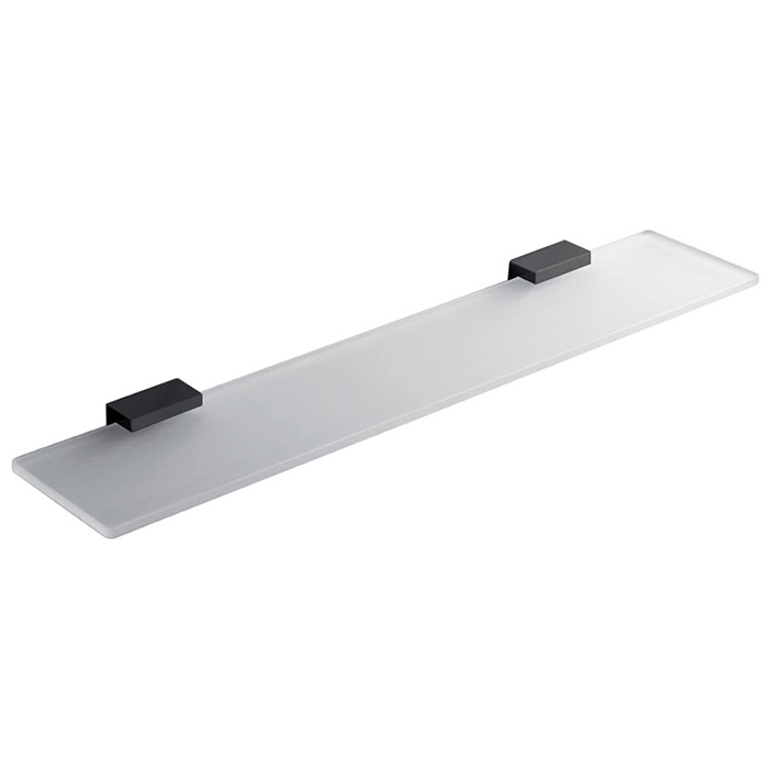 Colombo Design Look Полочка стеклянная 60x13 см, подвесная, стекло матовое, цвет: matt black B1616.NM-VAN