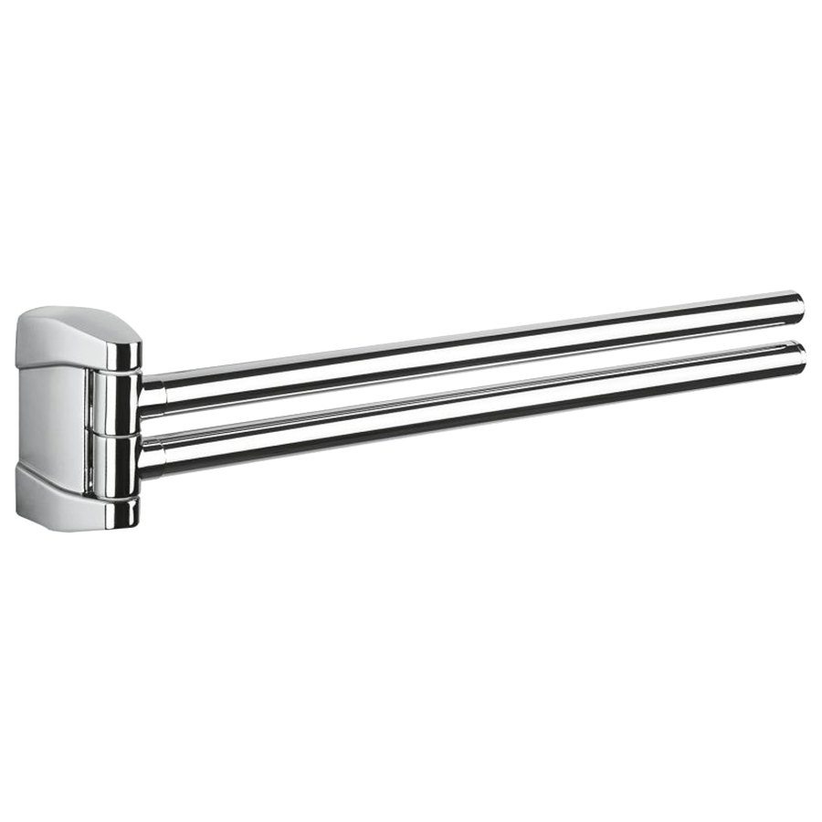 Colombo Design Road Полотецедержатель двойной 35,8 см, подвесной, цвет: chrome B8012.CB