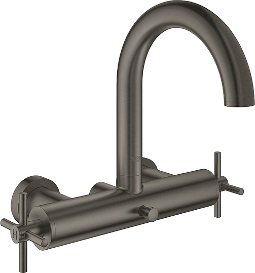 Grohe Atrio New Смеситель для душа вентильный, накладной, цвет: темный графит, матовый 25010AL3
